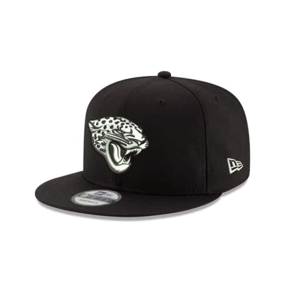 Black Jacksonville Jaguars Hat - New Era NFL 9FIFTY Snapback Caps USA0239675